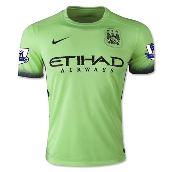 Manchester City Third 2015-16 NASRI #8 Soccer Jersey - Click Image to Close
